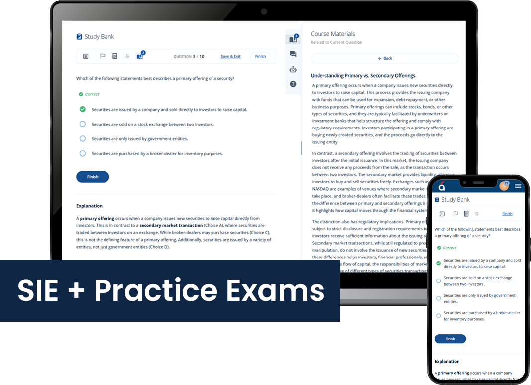 Full-length SIE Practice Exams