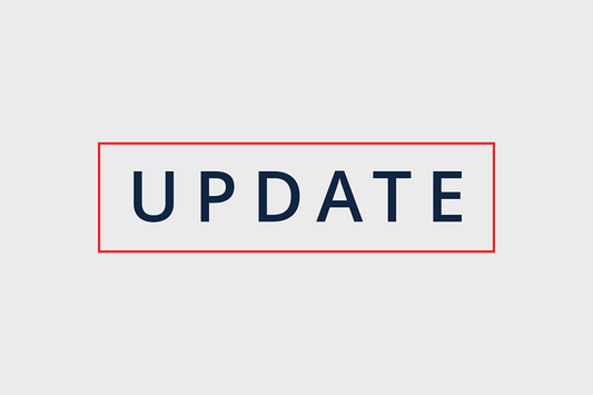 Text that says  "Update"  outlined with a red lined box