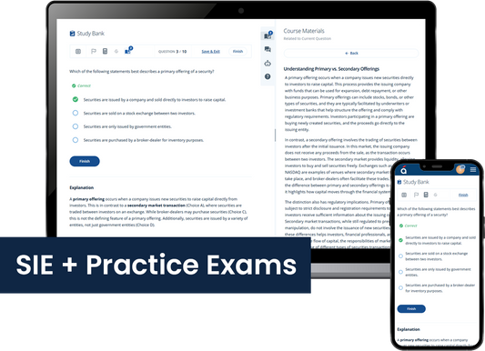 Full-length SIE Practice Exams